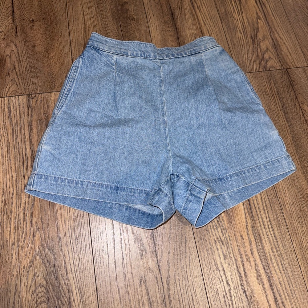 Madewell Light Blue Jean Shorts